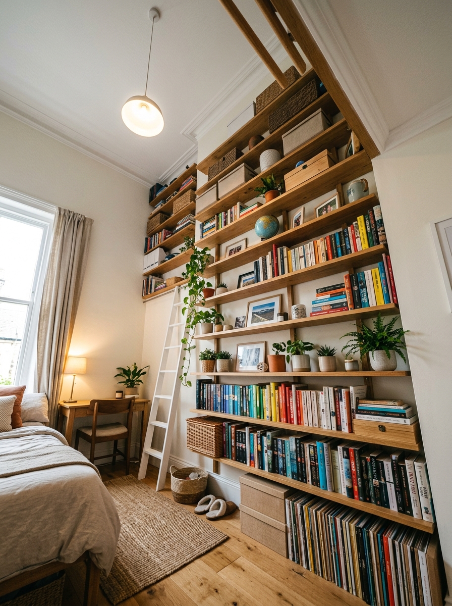 Bedroom corner with shelving 202606292243 3